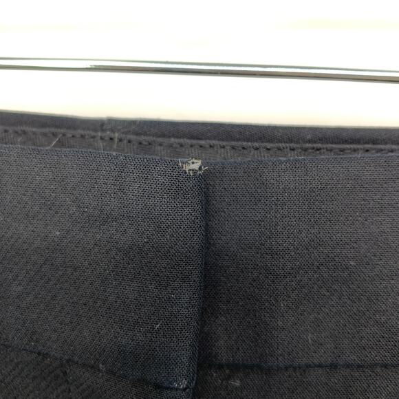 Ann Taylor Devin Fit Crop Pants Womens Size 00 Black Dress Pant - Picture 2 of 6